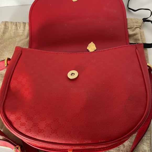 Authentic Shoulder/Crossbody Leather Bag Gucci. - Picture 9 of 17